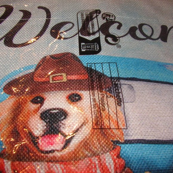 "Y-37"Welcome garden flag - Picture 2 of 3